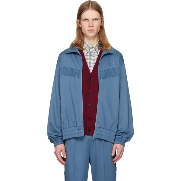  Needles Navy Fringe Track Jacket 