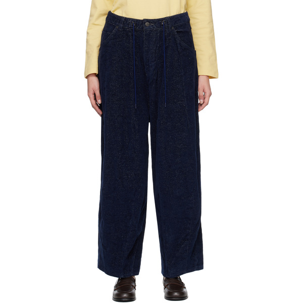  Needles Navy H.d. Trousers 
