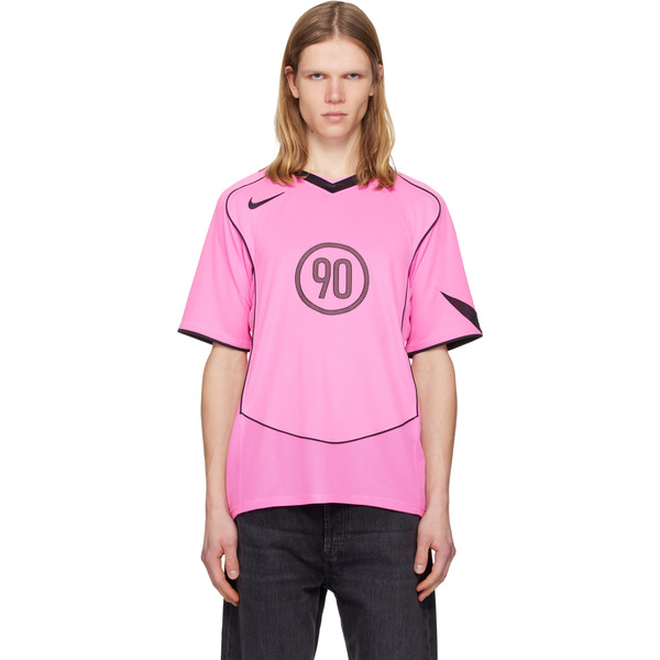  Nike Pink Total 90 Dri-fit Short-sleeve Football Jersey 