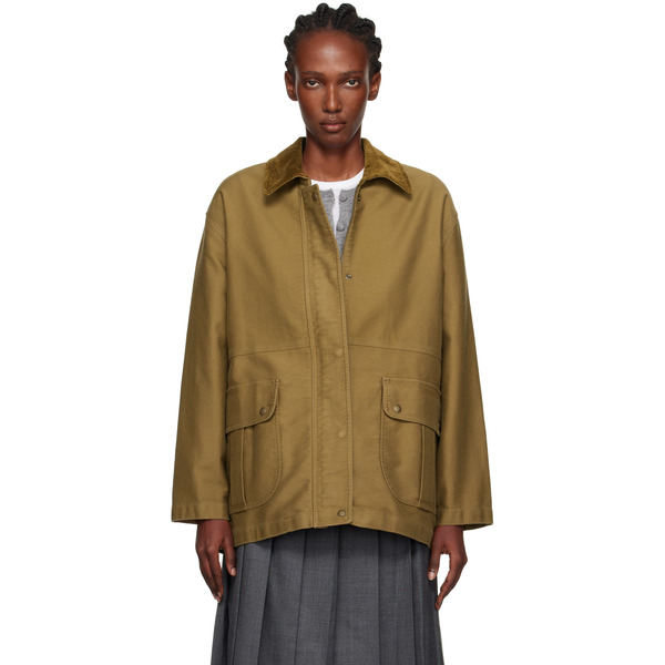  Nothing Written Khaki Mole Skin Hunting Cotton Jacket 