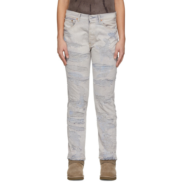  Notsonormal Blue Distressed Jeans 