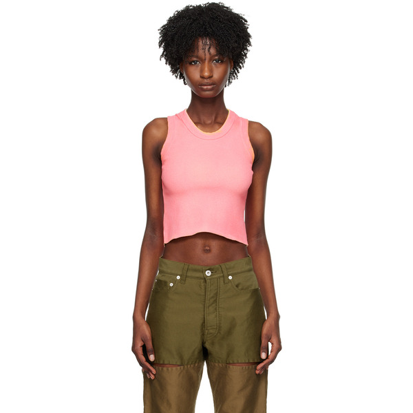  Notsonormal Pink Micro Tank Top 