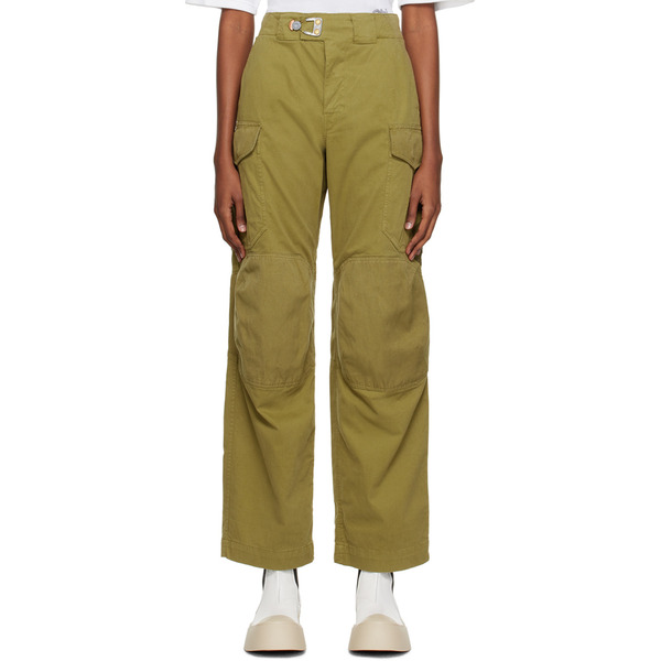  Objects Iv Life Khaki Stamped Cargo Pants 