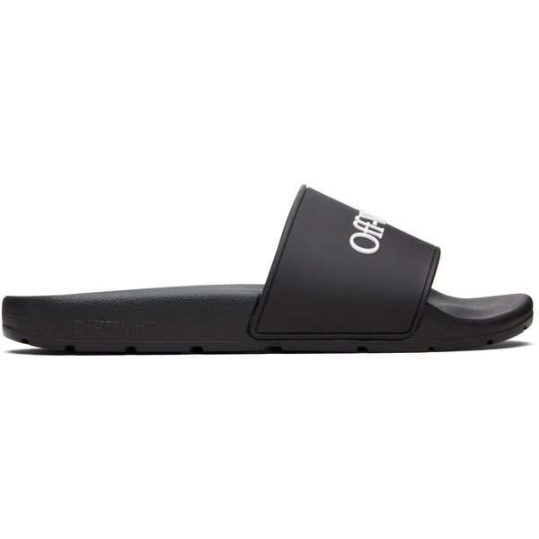  Off-white Black Bookish Slides 