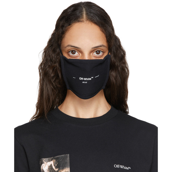  Off-white Black Logo Mask 