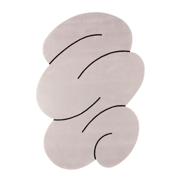  Okej Off-white Squiggle Rug 