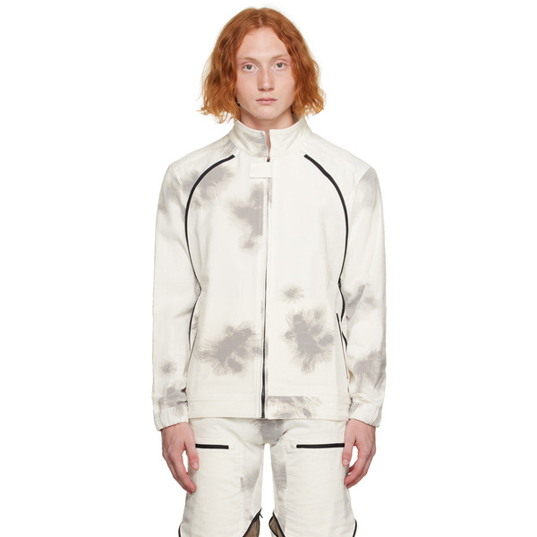  Olly Shinder White Quad Zip Jacket 