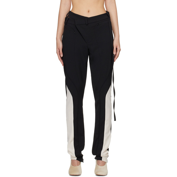  Ottolinger Black Asymmetric Trousers 
