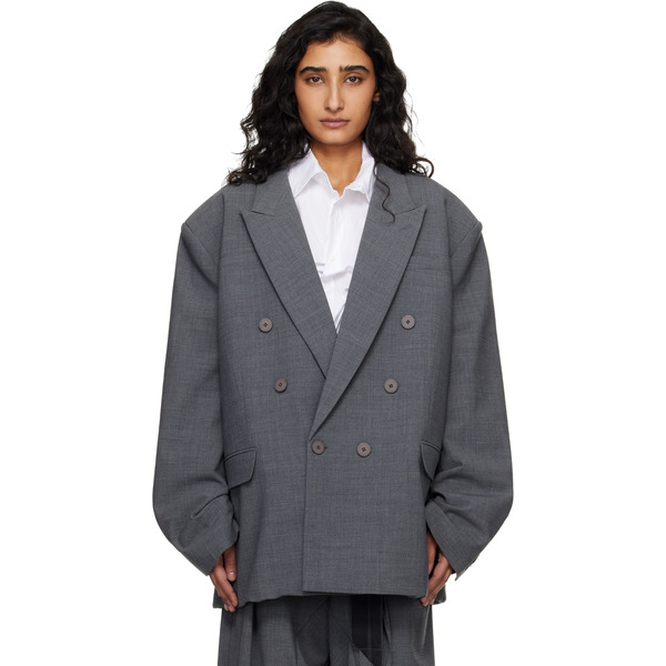  Ottolinger Gray Oversize Flex Blazer 