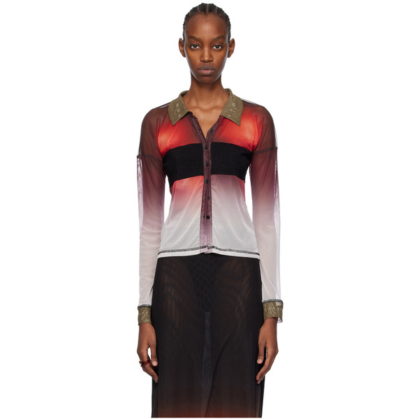  Ottolinger Multicolor Semi-sheer Polo 