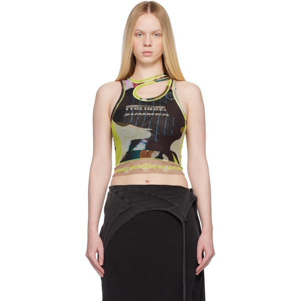  Ottolinger Ssense Exclusive Multicolor Mesh Tank Top 