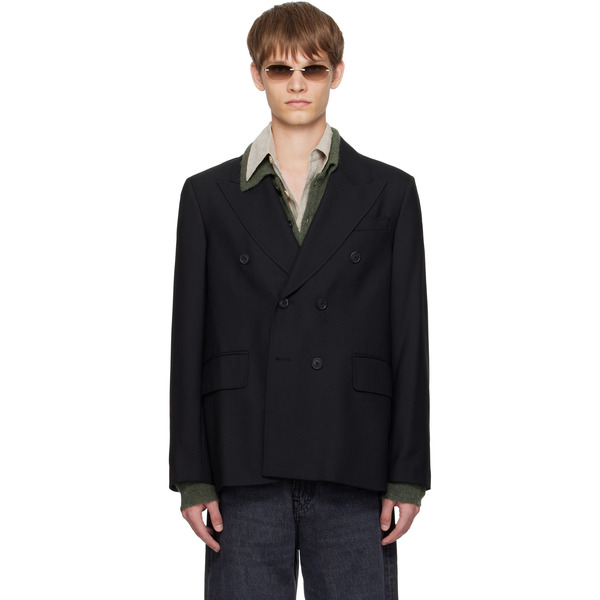  Our Legacy Black Unstructured Db Blazer 