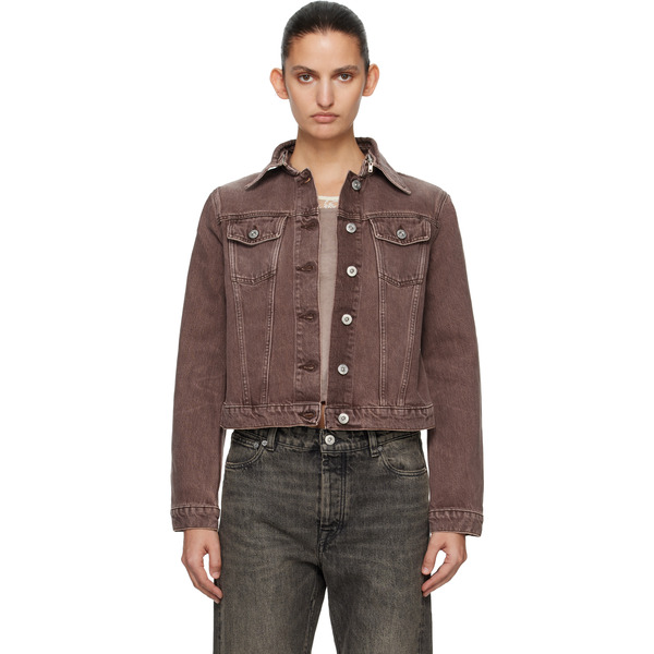  Our Legacy Brown Revive Denim Jacket 
