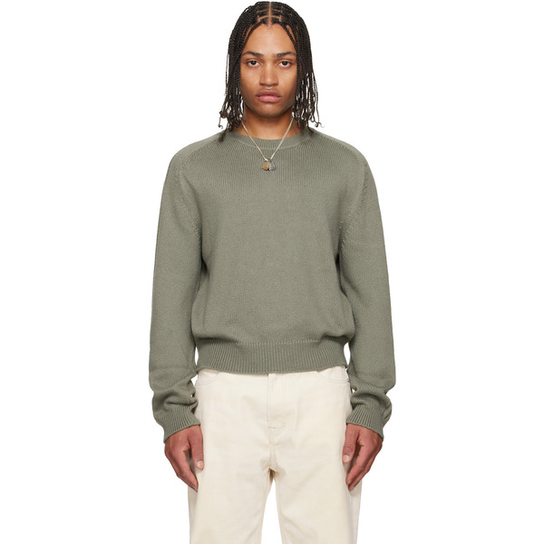  Our Legacy Gray True Roundneck Sweater 