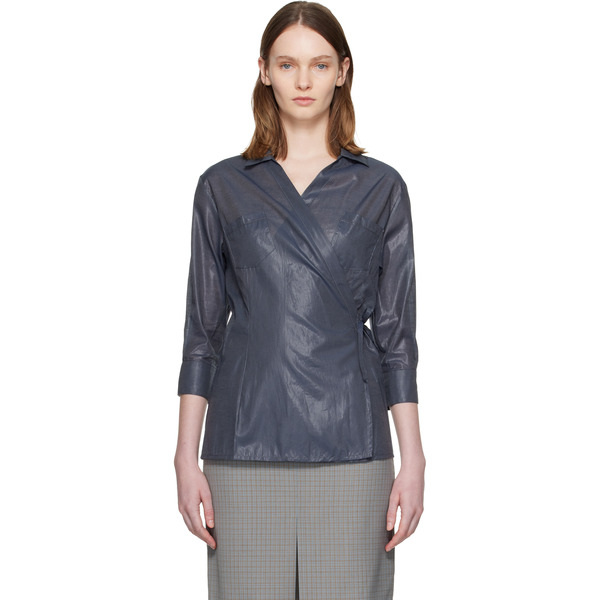 Paloma Wool Navy Ricer Shirt 