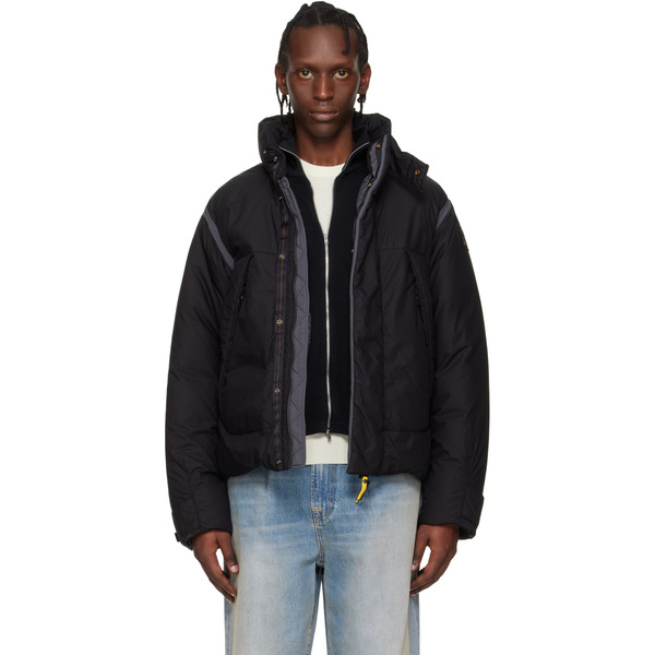  Parajumpers Black Yari Short Down Jacket 