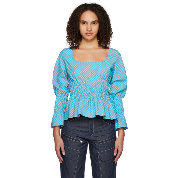  Paria /farzaneh Blue Bubblegum Blouse 