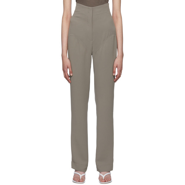  Paris Georgia Gray Bootleg Trousers 