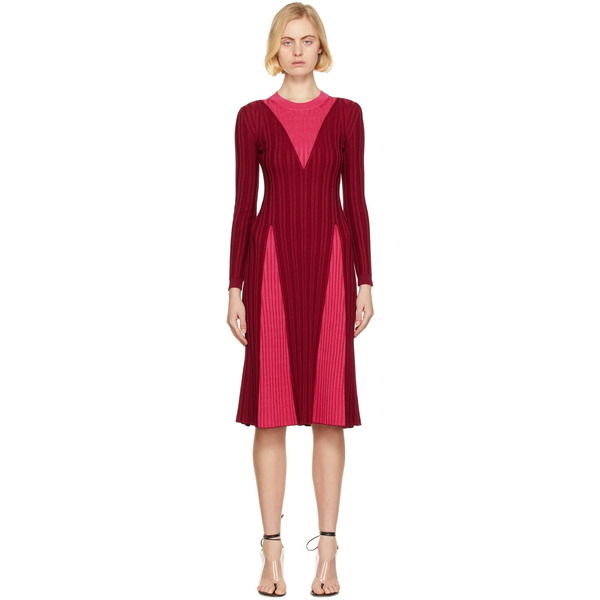  Partow Red Remy Mid-length Dress 
