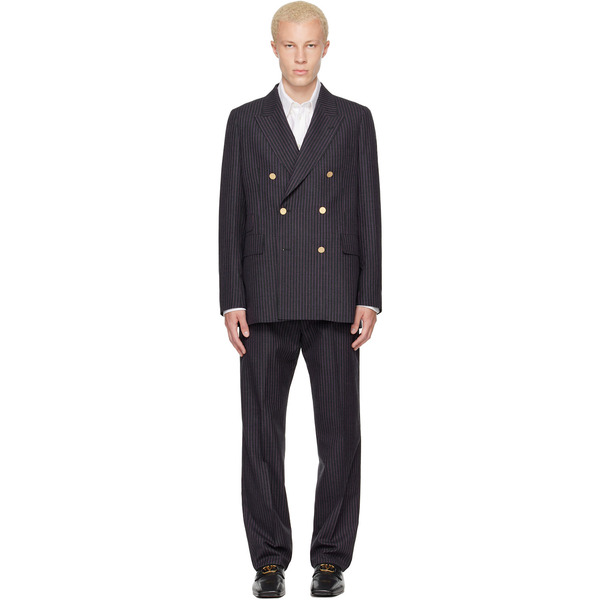  Paul Smith Brown Double-breasted Suit 