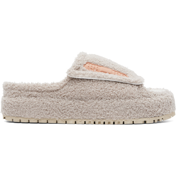  Pdf Beige Sherpa Fleece Sandals 