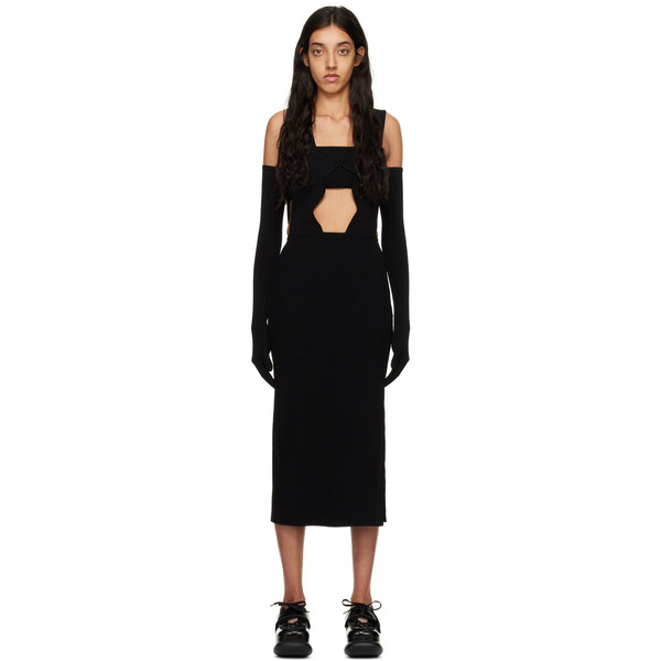  Ph5 Black Triton Midi Dress 