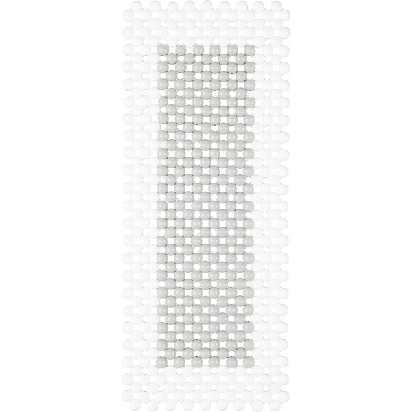  Pien Studios Gray & White Chalk Runner Coaster 