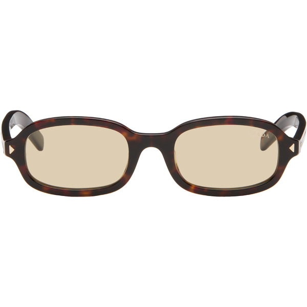  Prada Eyewear Brown Pr D06s Sunglasses 