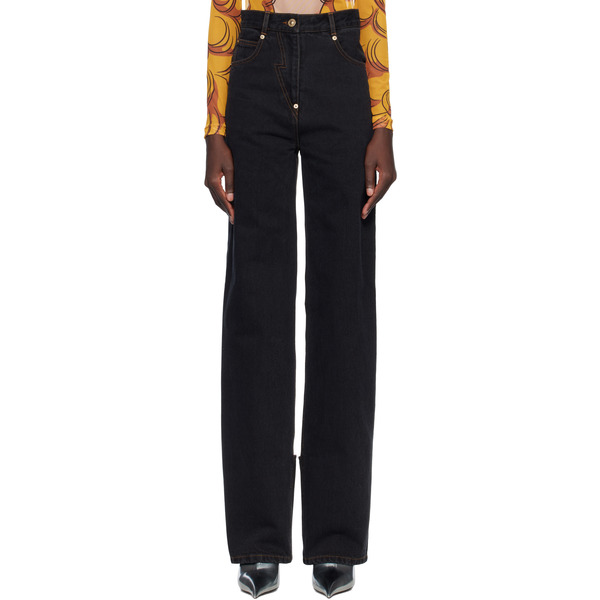  Pushbutton Black Back Panty Jeans 