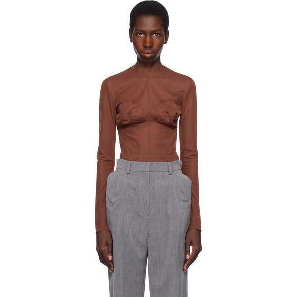  Pushbutton Brown Dummy Shaped Mesh Top 
