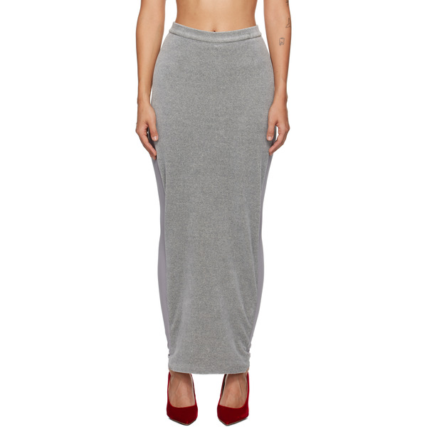  Pushbutton Gray Hybrid Skort 