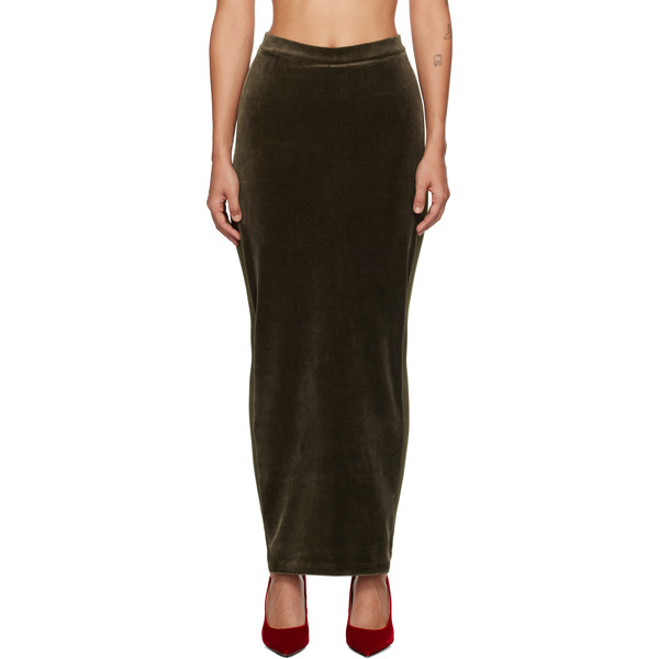  Pushbutton Khaki Hybrid Skort 
