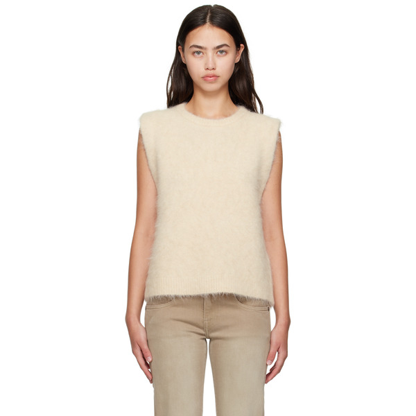  R13 Beige Deep Armhole Vest 