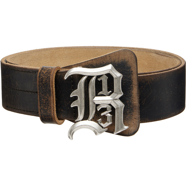  R13 Brown R13 Logo Buckle Belt 
