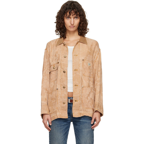  R13 Orange Evelyn Chore Jacket 