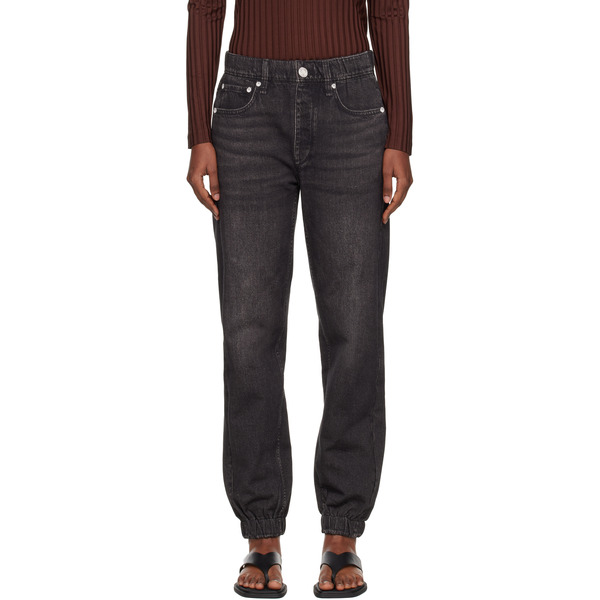  Rag & Bone Black Rb Miramar Jogger Jeans 