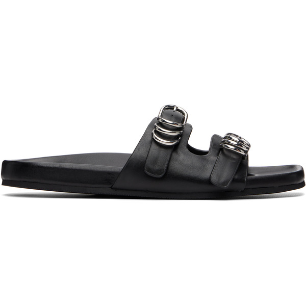  Rag & Bone Black Rue Leather Sandals 