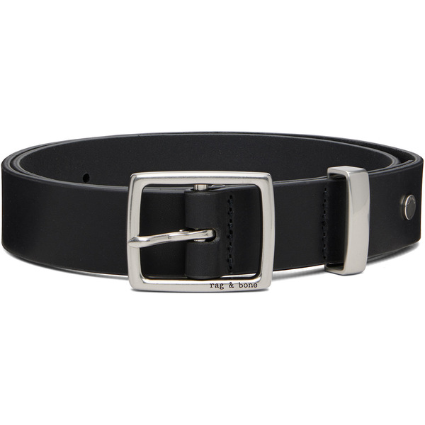  Rag & Bone Black X Boyfriend Leather Belt 