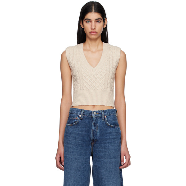  Rag & Bone Off-white Elizabeth Vest 