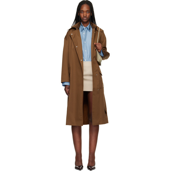  Rag & Bone Tan Rue Cotton Trench Coat 