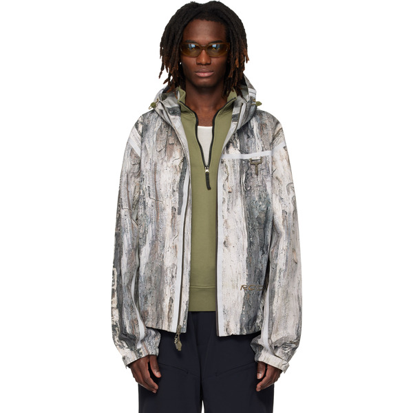  Rcos Beige & Khaki Sequoia Shell Jacket 
