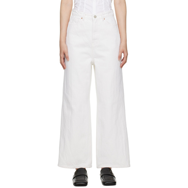  Recto Off-white Wide Jeans 