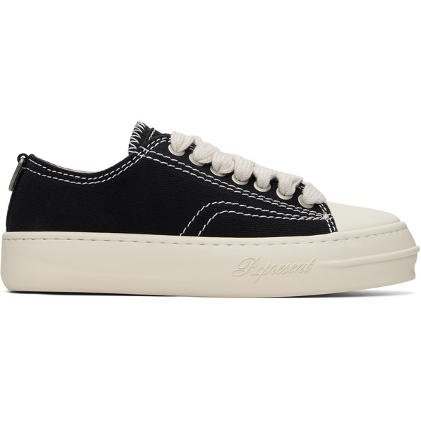  Represent Black Rep-cap Sneakers 