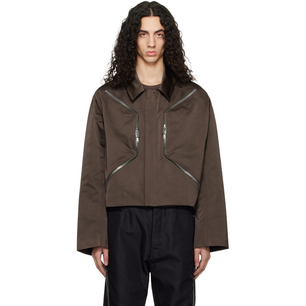  Rick Owens Gray Temple Heizer Mac Jacket 
