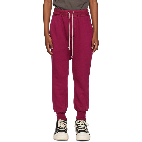  Rick Owens Kids Pink Drawstring Lounge Pants 
