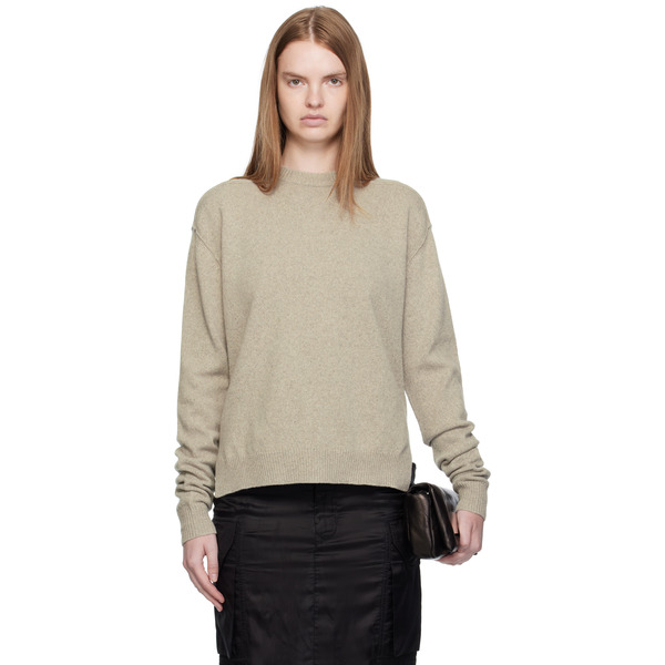  Rick Owens Off-white Concordians Round Neck Sweater 