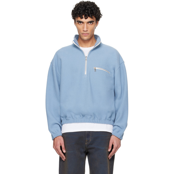  Rier Blue Fleece Sweater 