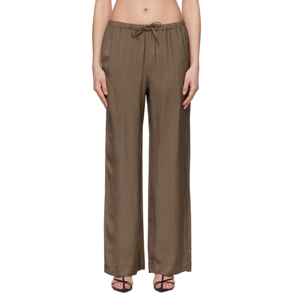  Róhe Brown Relaxed Fit Trousers 