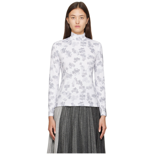  Rokh White Mask Turtleneck 