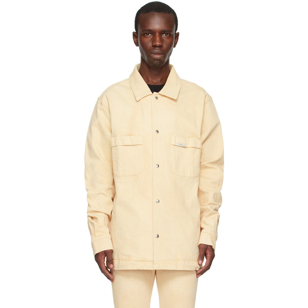  Rta Beige Samson Denim Shirt 
